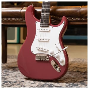 PRS SE Silver Sky Rosewood Derby Red