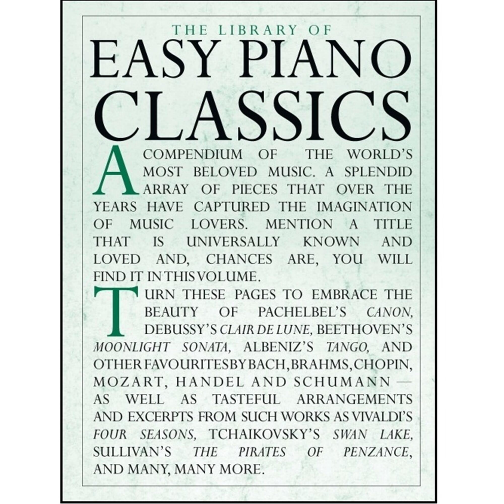 Library Of Easy Piano Classics