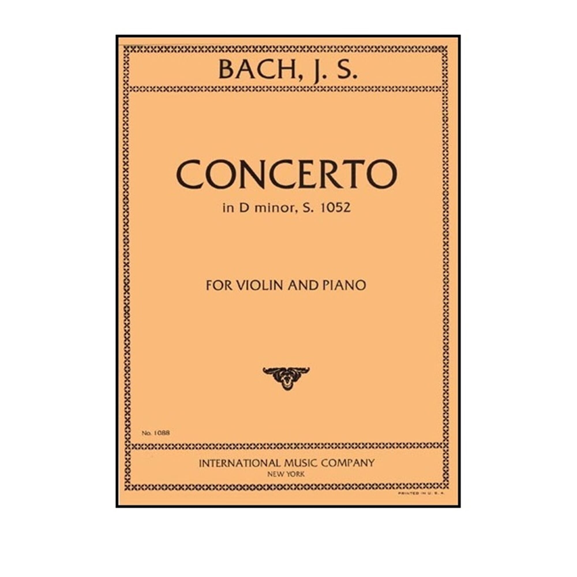 Bach - Violin Concerto D Minor S. 1052