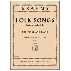 Brahms - 42 Folk Songs Vol.1 Low