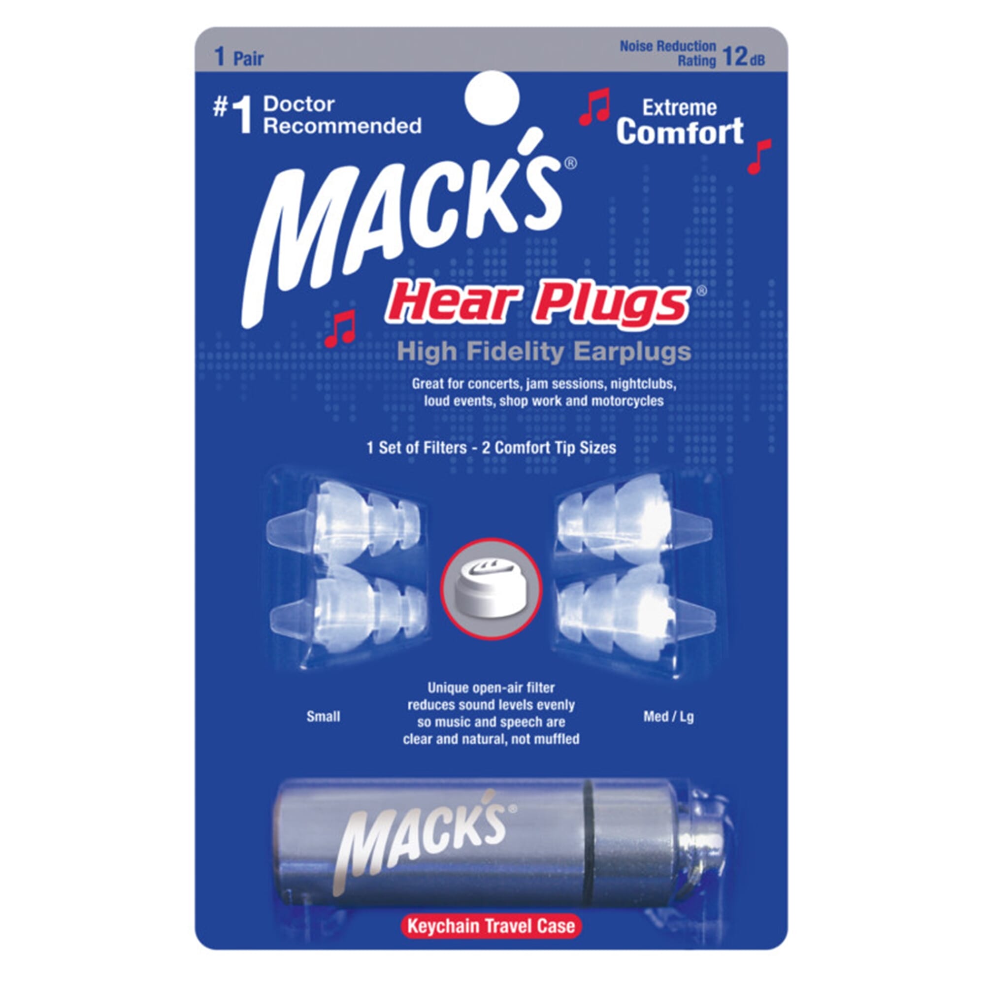 Mack's M16 High Fidelity Earplugs