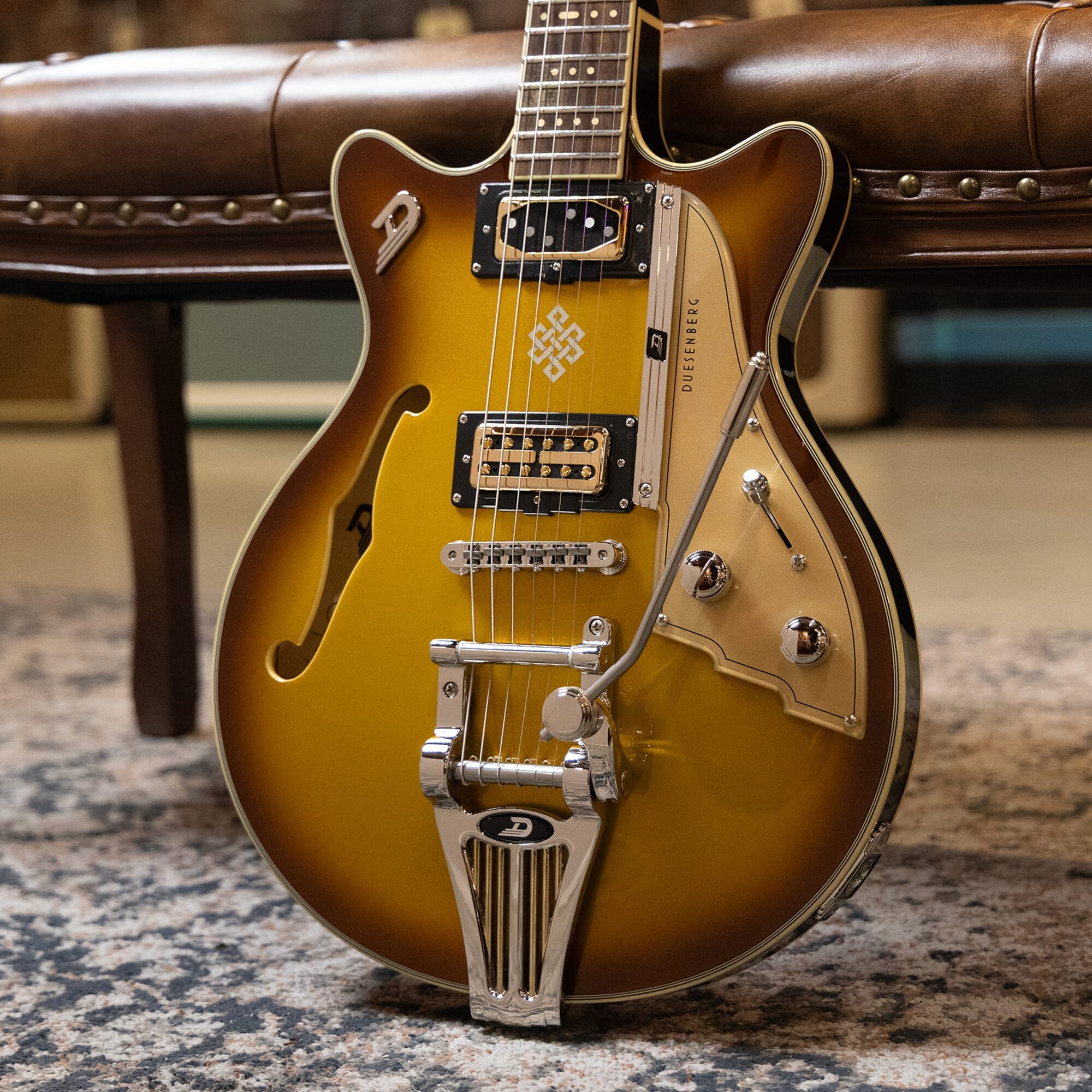 Duesenberg Joe Walsh Signature Electric Guitar w/Case - Gold Burst