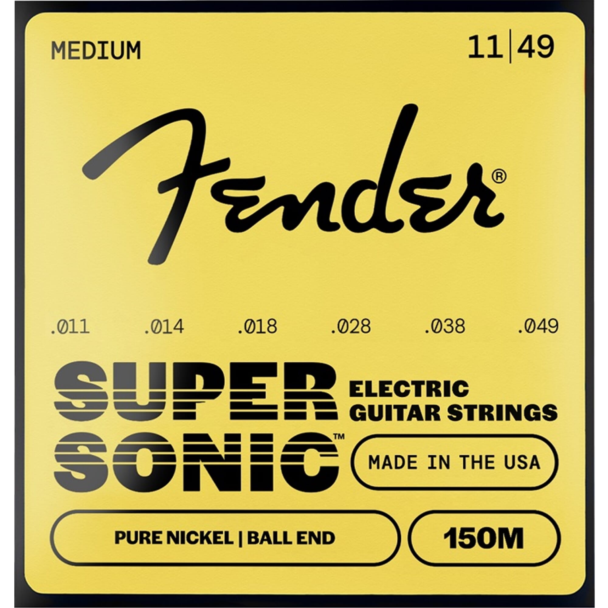 Fender SuperSonic 150 Pure Nickel Guitar Strings 11-49