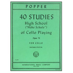 Popper - 40 Studies (High School of Cello Playing), Op. 73