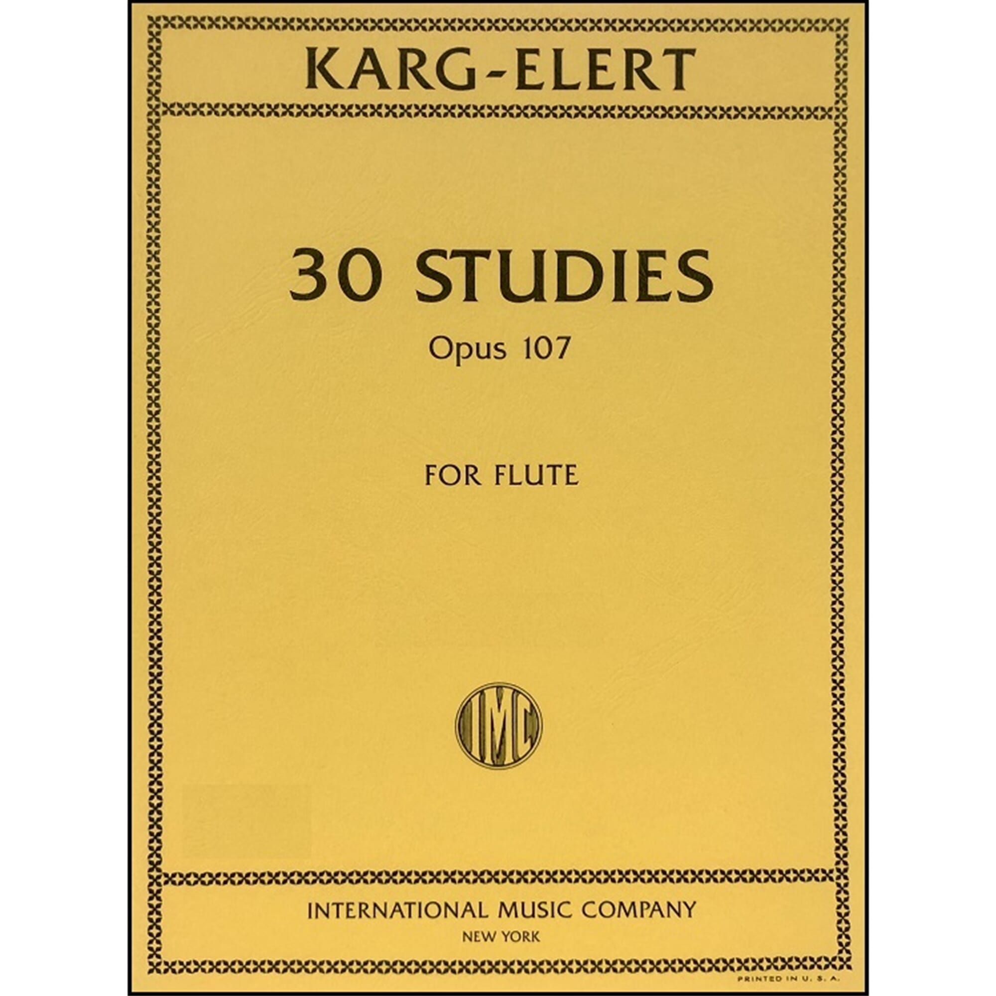 Karg - Elert 30 Studies for Flute Op.107