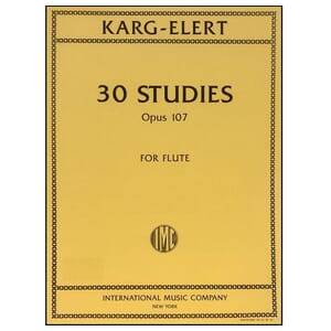 Karg - Elert 30 Studies for Flute Op.107