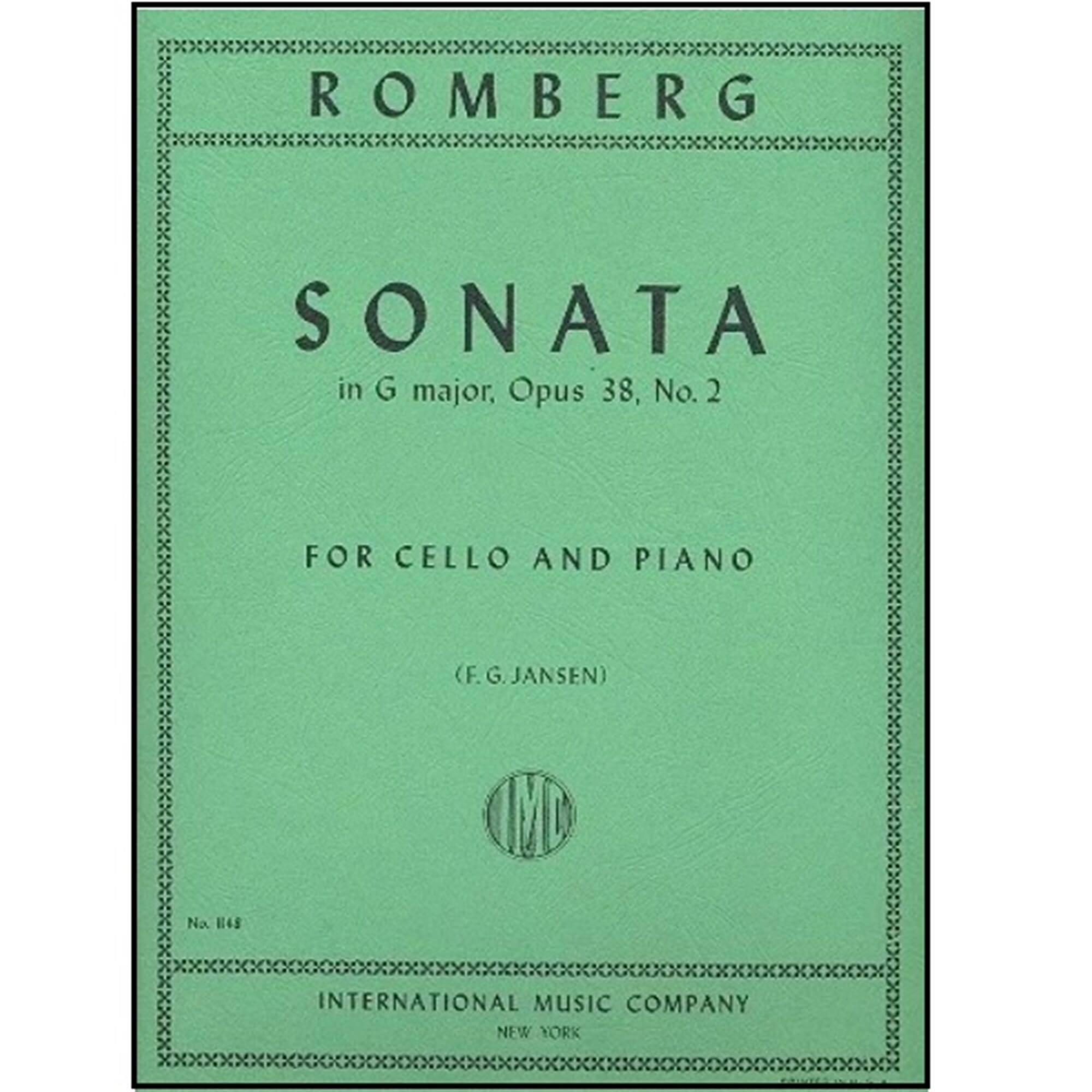 Romberg Cello Sonata in G Major Op.38 No.2