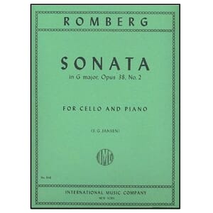 Romberg Cello Sonata in G Major Op.38 No.2