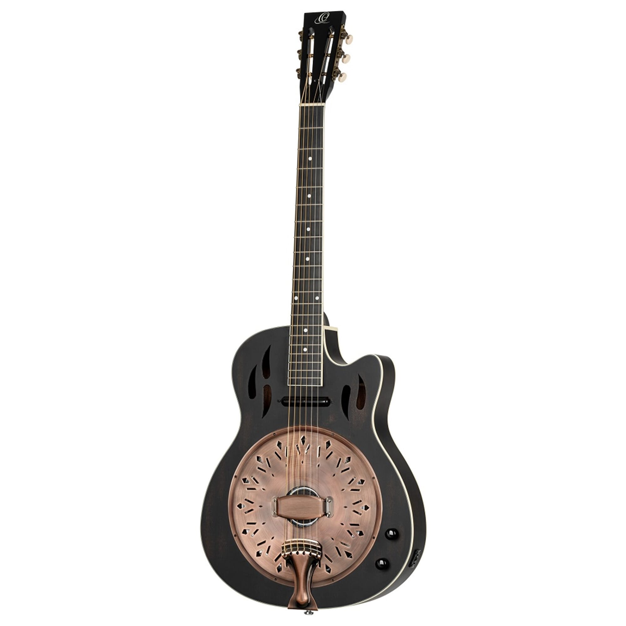 ORTEGA Americana Series Resonator Guitar 6 String - Distressed Black