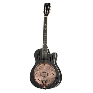 ORTEGA Americana Series Resonator Guitar 6 String - Distressed Black