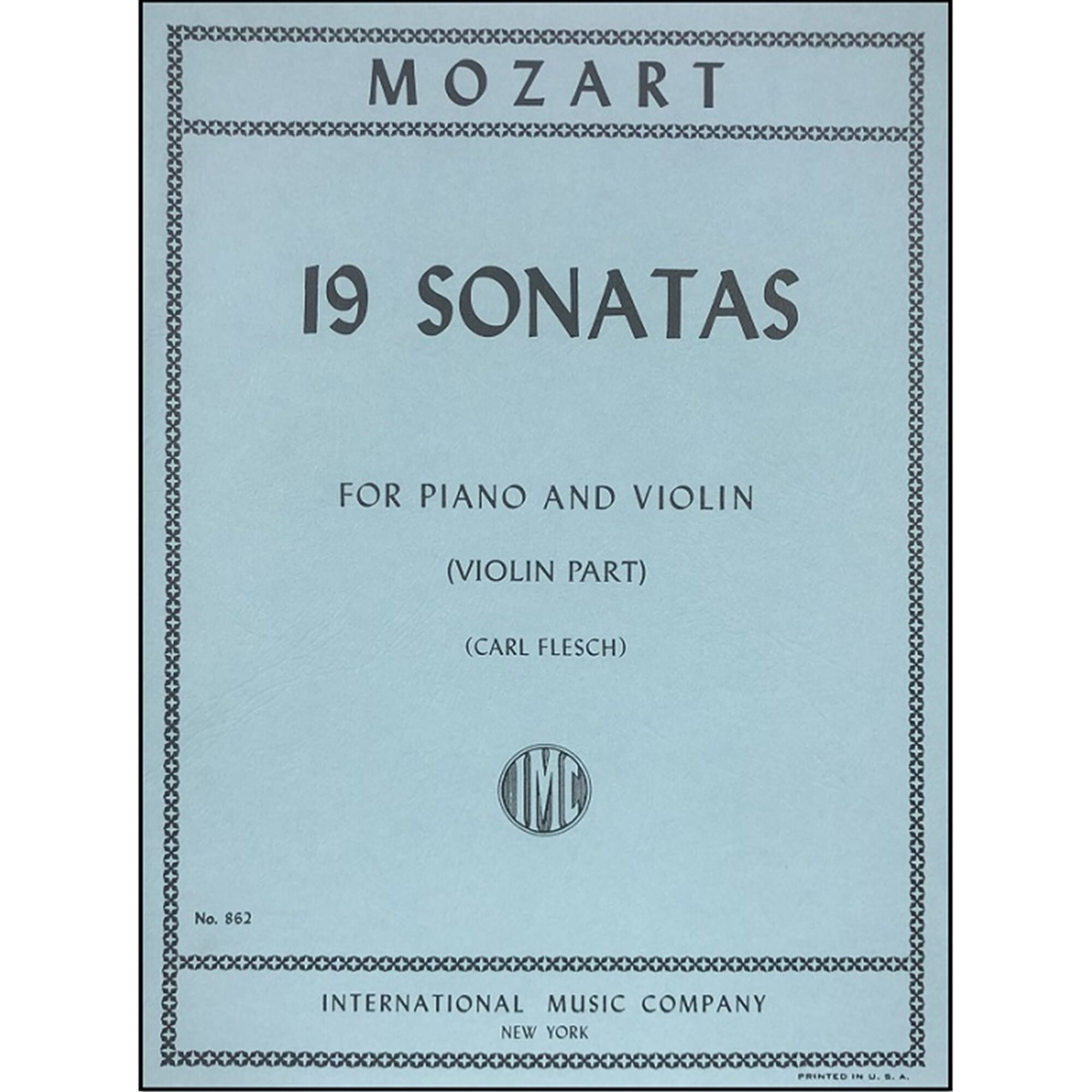 Mozart 19 Violin Sonatas - Violin & Piano