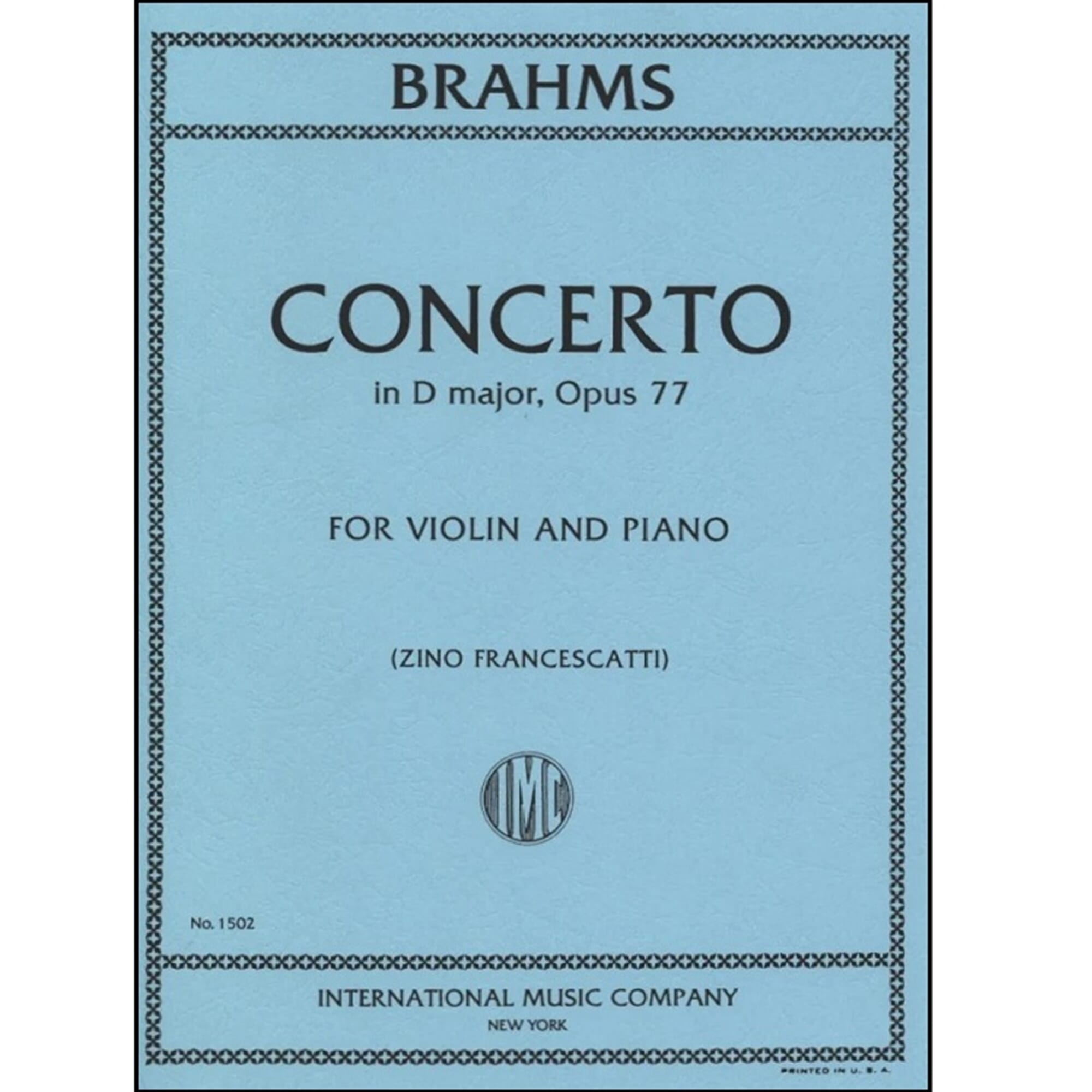 Brahms - Violin Concerto D Major,op.77