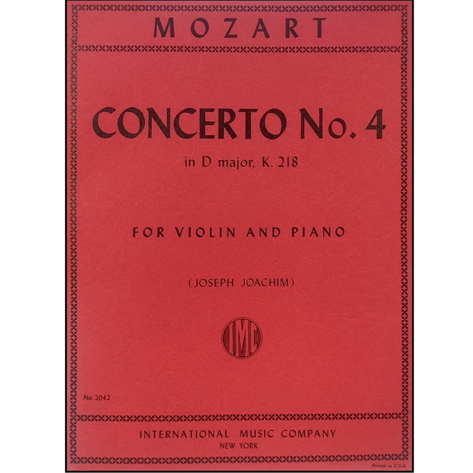 Mozart - Violin Concerto No.4, K.218