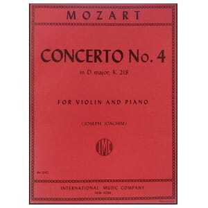 Mozart - Violin Concerto No.4, K.218