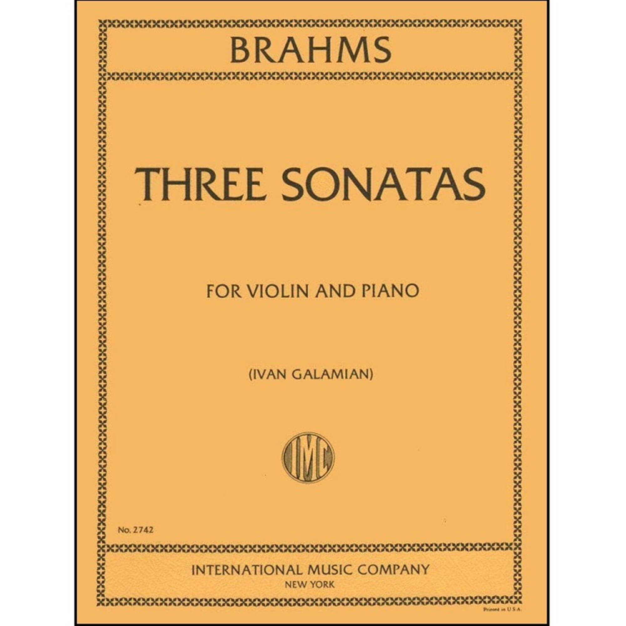 Brahms - 3 Violin Sonatas Op.78,100,108
