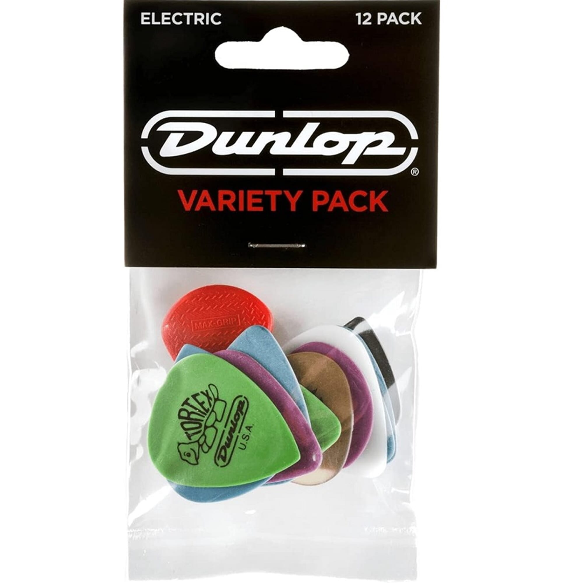Dunlop PVP113 Electric Guitar Picks Variety Pack - 12 Pack
