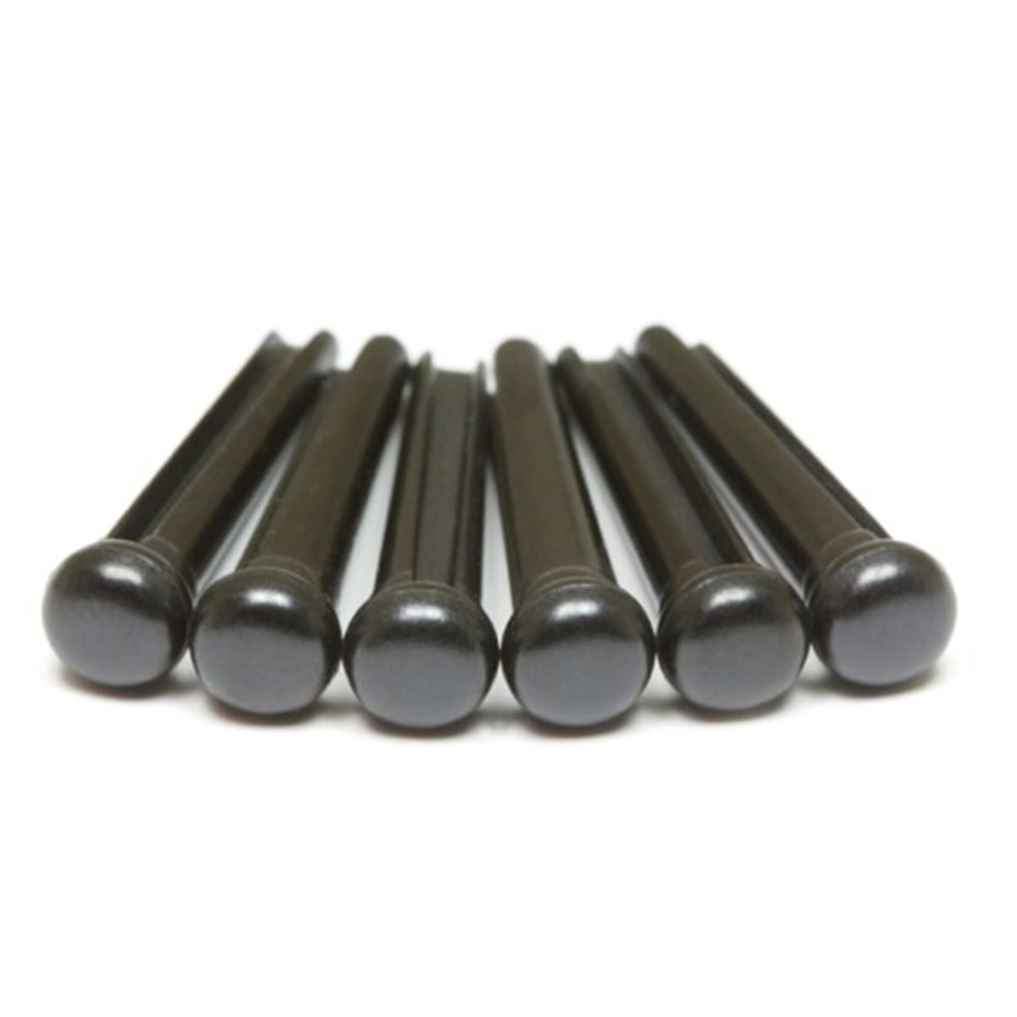 TUSQ Traditional Style Bridge Pins Black With No Inlay