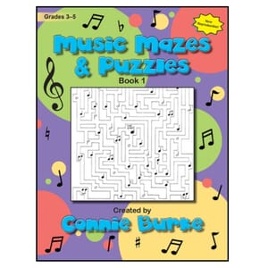 Music Mazes & Puzzles Burke - Book I