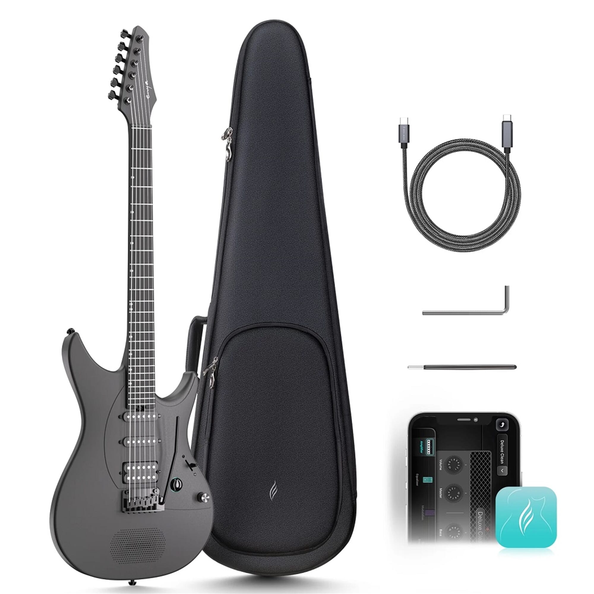 Enya Inspire Smart Guitar - Black