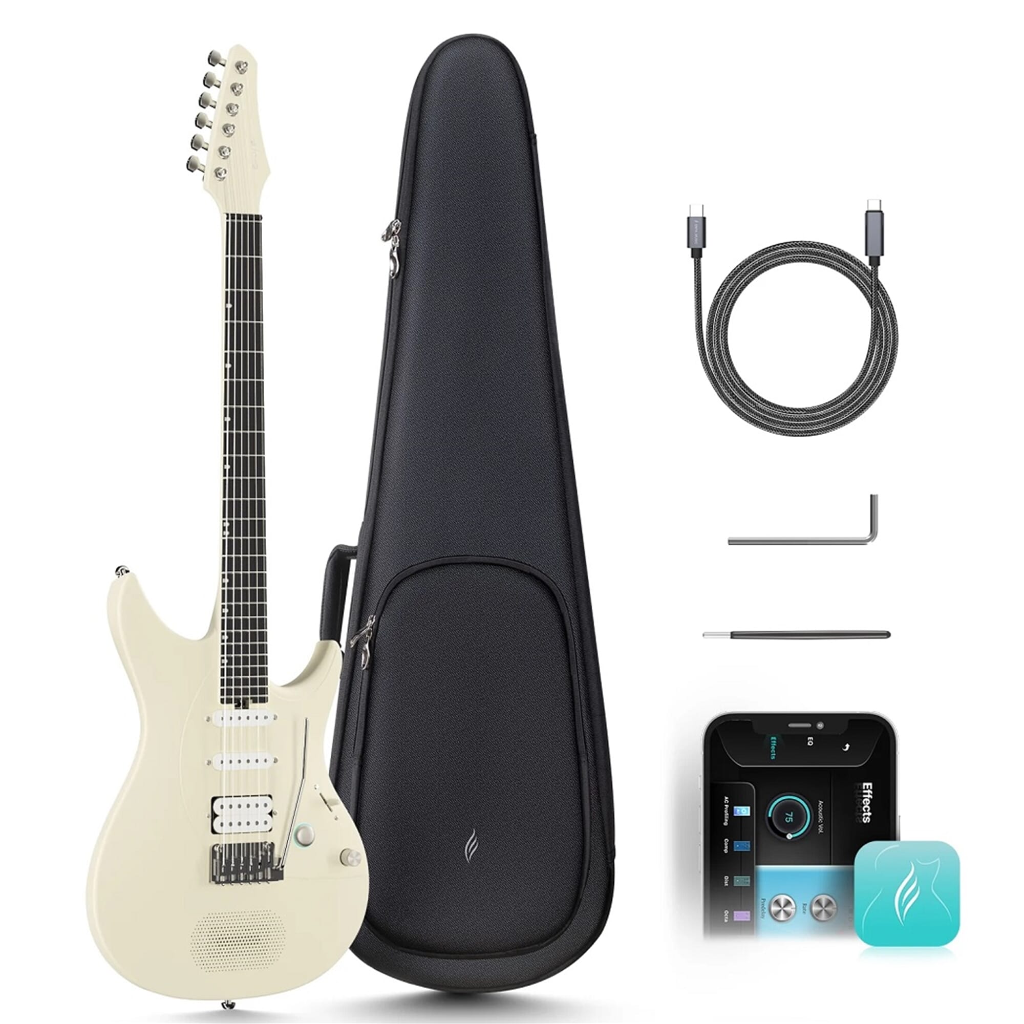Enya Inspire Smart Guitar - Beige