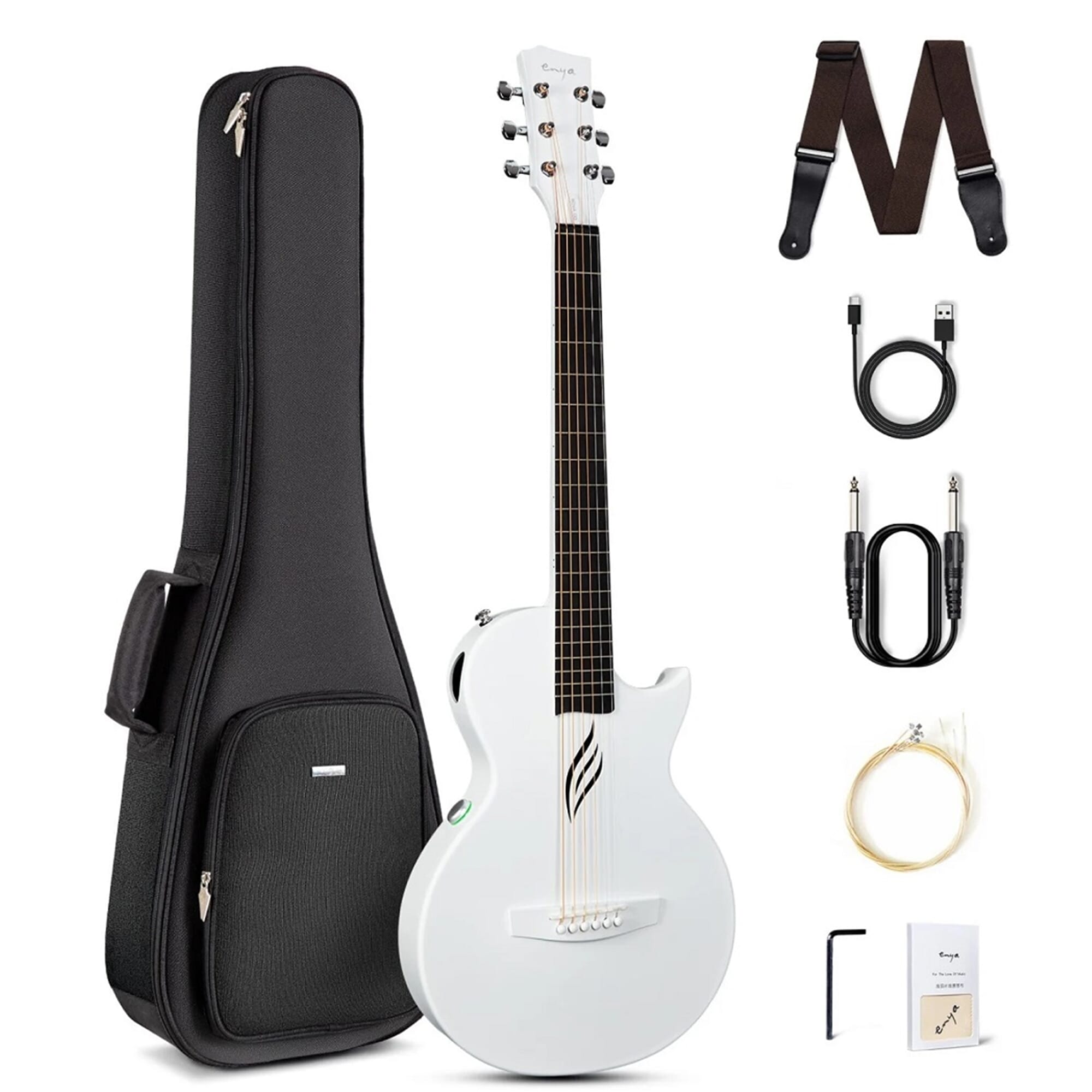 Enya Nova Go SP1 Smart Guitar - White