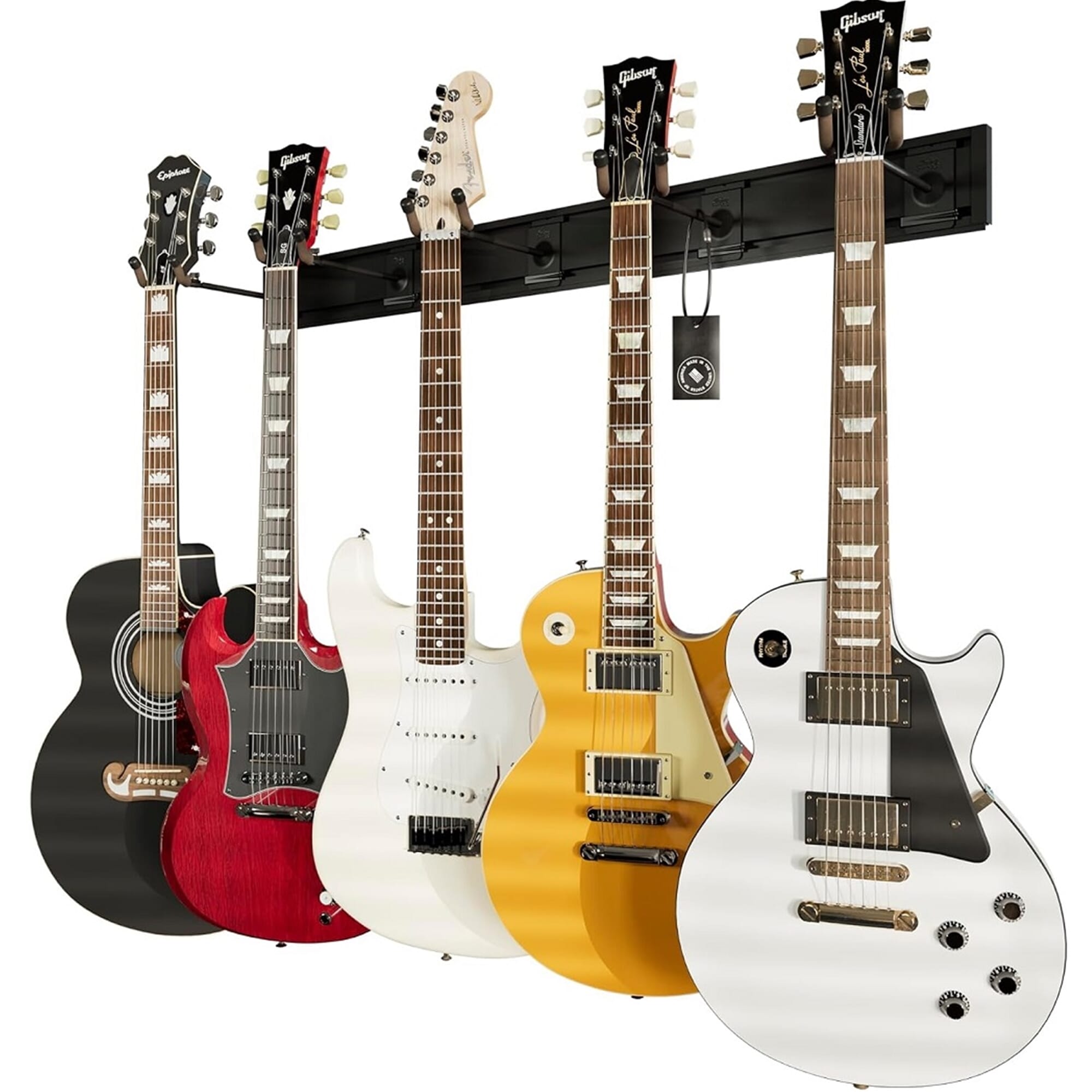 String Swing SW5RL-B Multi-Guitar Wall Rack - Black