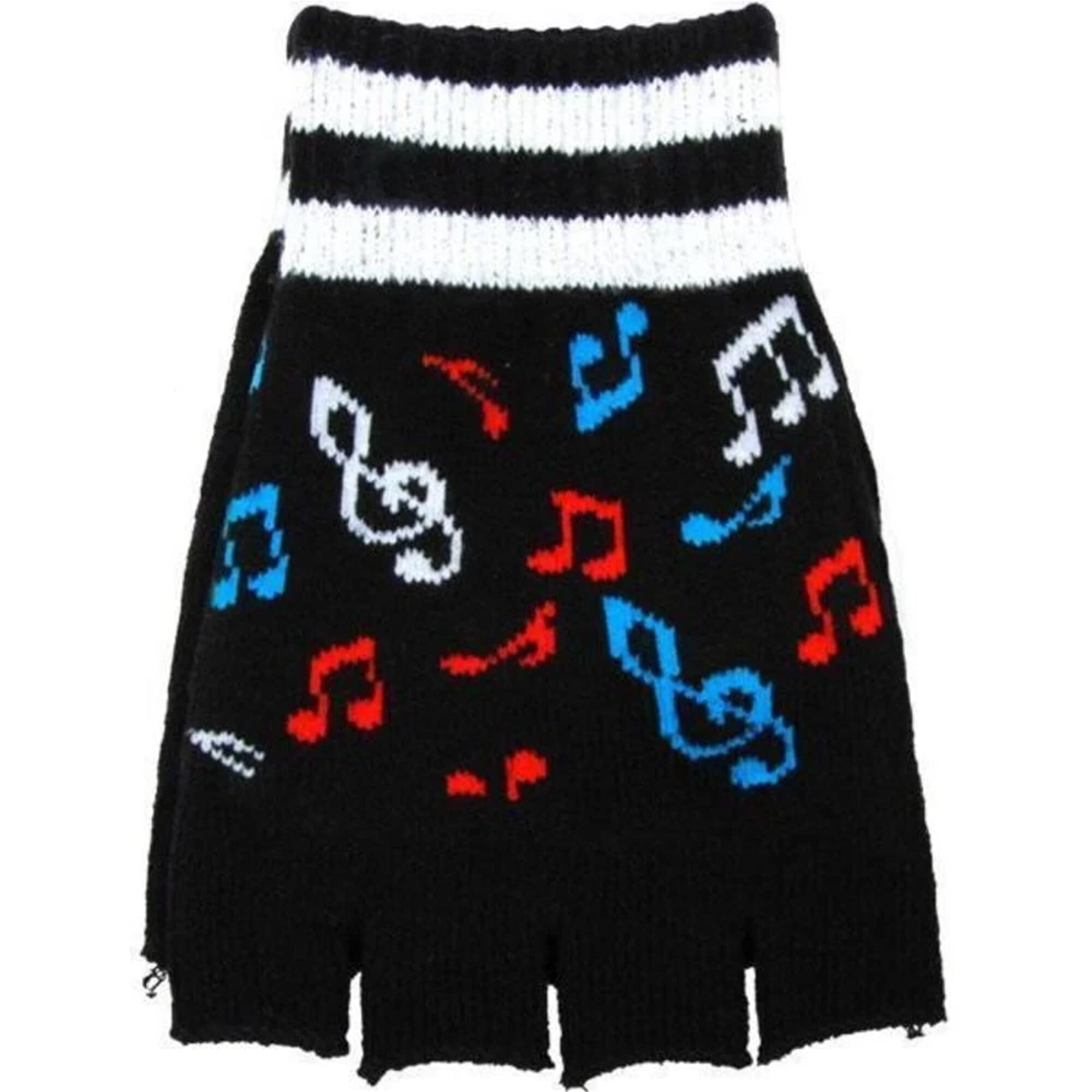Fingerless Gloves - Multi Notes