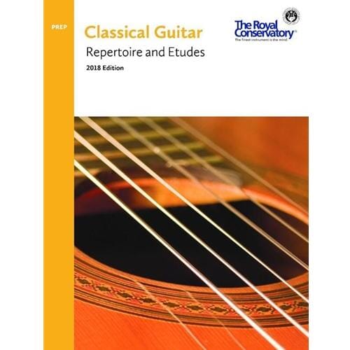 RCM Preparatory Guitar Repertoire and Etudes