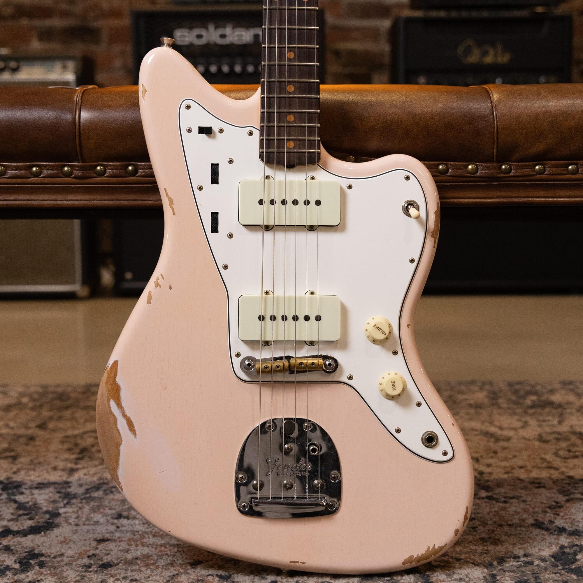 Fender Custom Shop 1963 Jazzmaster Relic - Aged Shell Pink 2025 (Used)