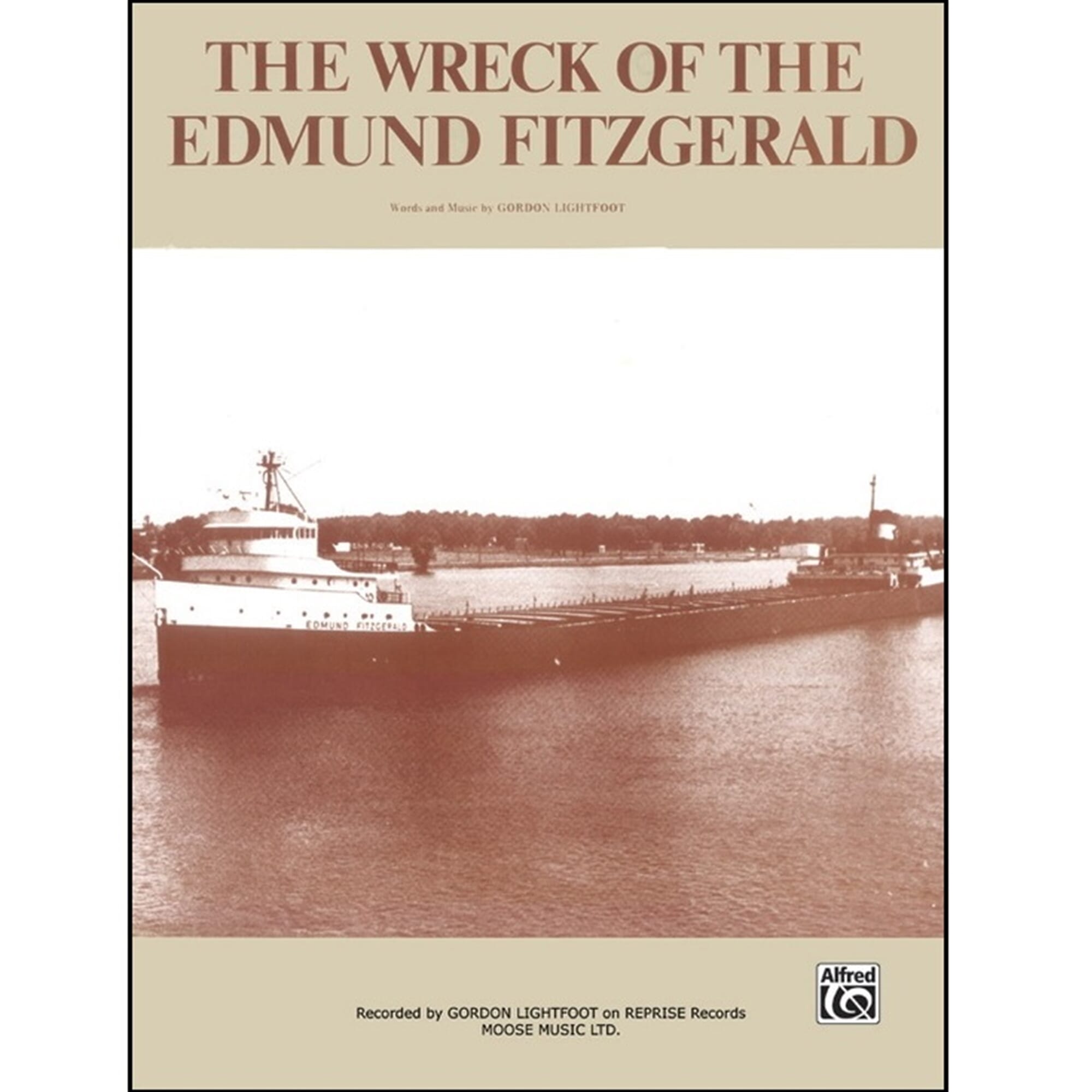 The Wreck of the Edmund Fitzgerald - Lightfoot - Piano/Vocal/Chords