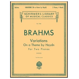Brahms - Variations on a Theme by Haydn, Op. 56b 2P/4H Piano Duet