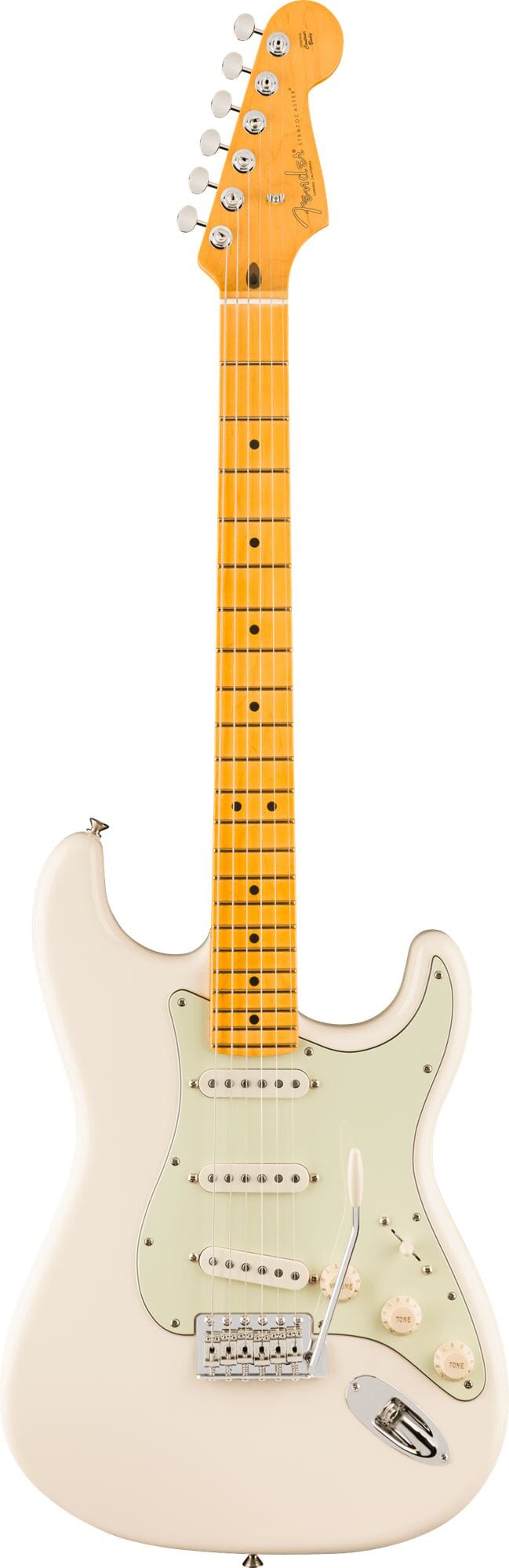 Fender Limited Edition Pro Classic Silent Stratocaster®, Maple Fingerboard, Olympic White
