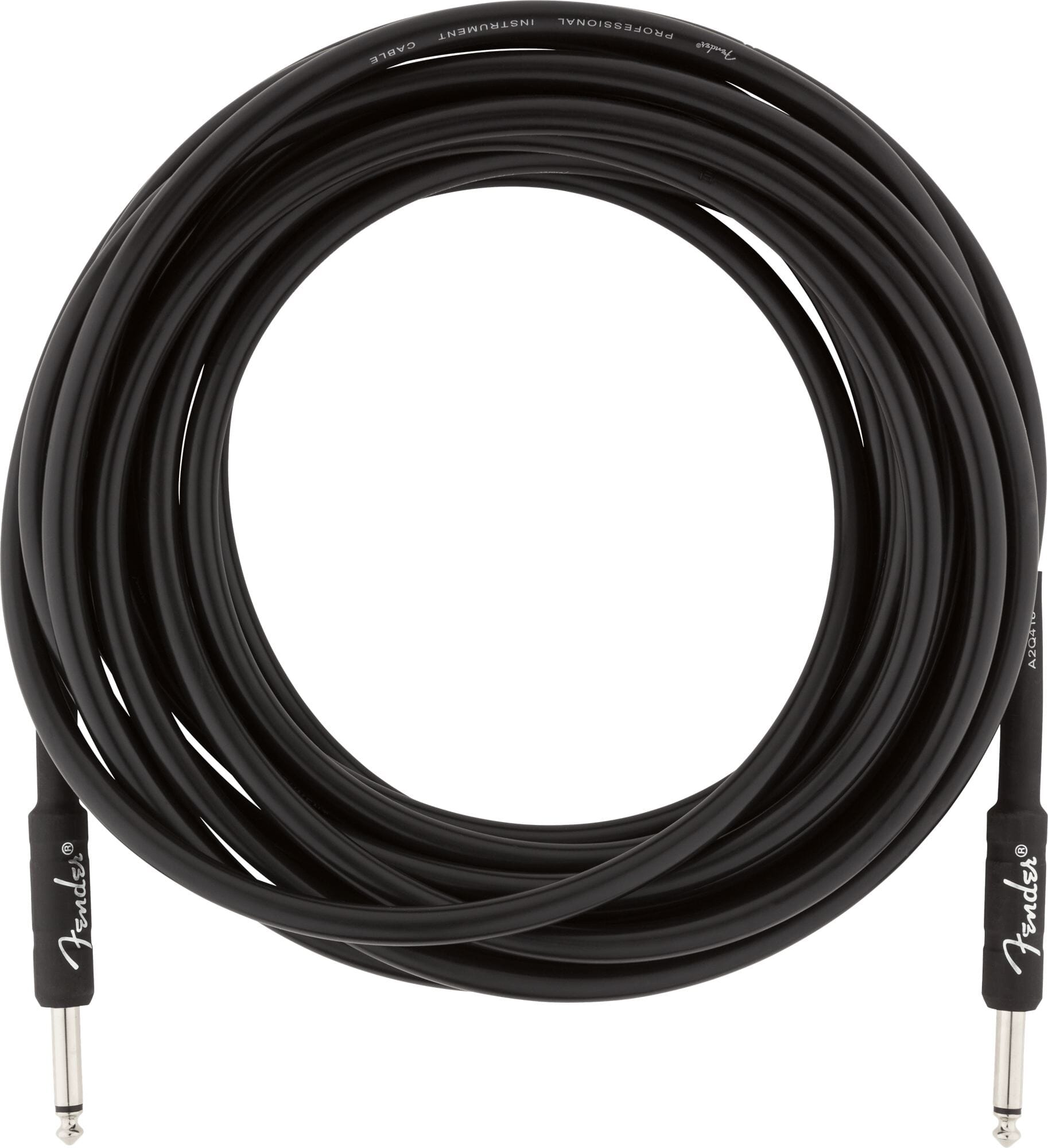 Fender Professional Series Instrument Cable, Straight/Straight, 25', Black
