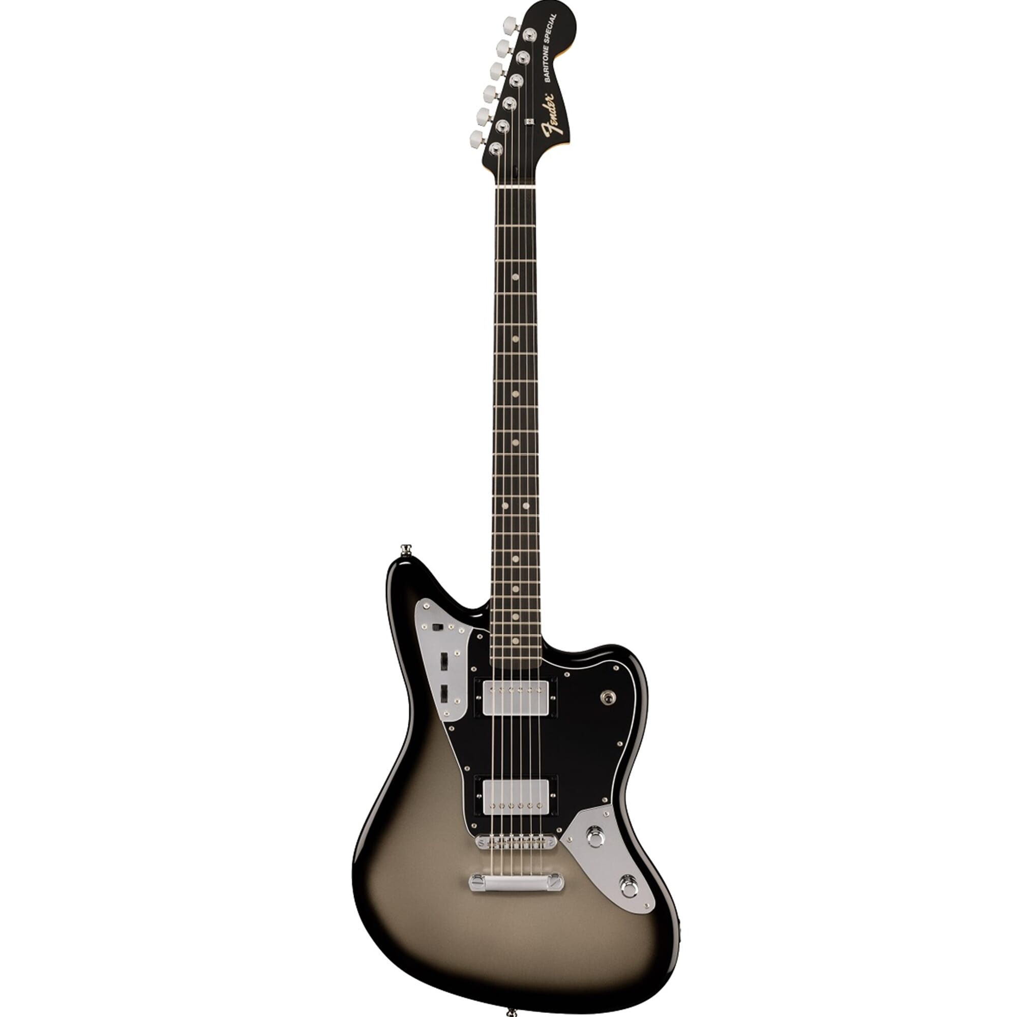 Fender Limited Edition Player Fusion Jaguar Baritone Guitar - Silverburst