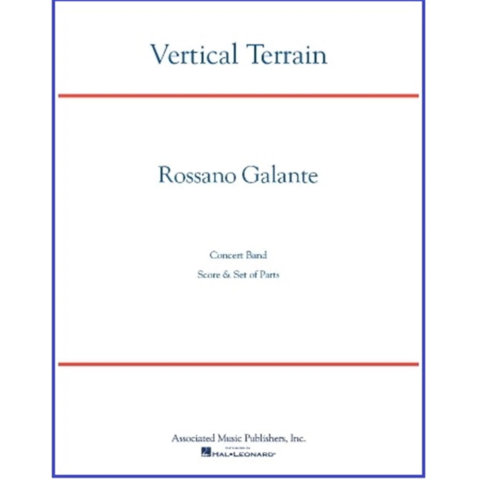Vertical Terrain - Galante - Concert Band
