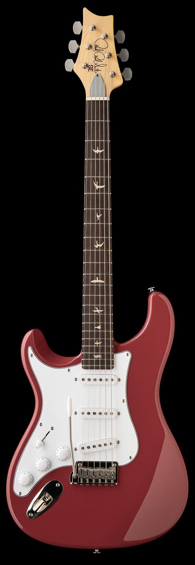 PRS SE Silver Sky Left Handed Derby Red