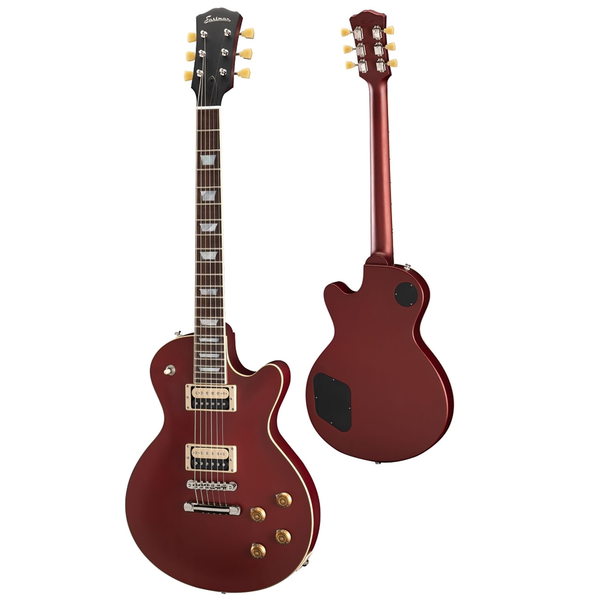Eastman SB59 Vintage Satin Burgundy Red Solid Body Guitar