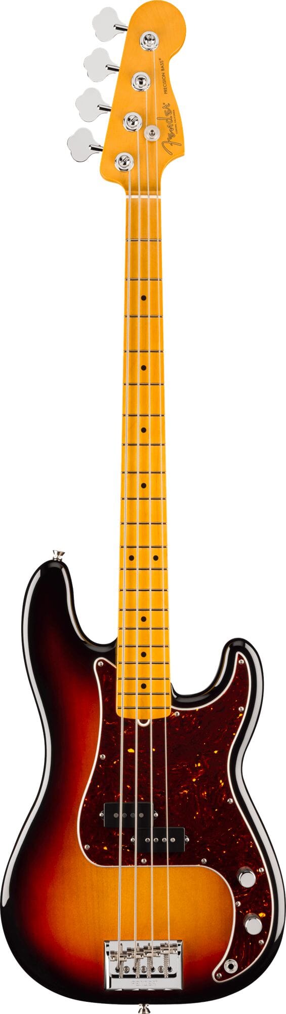 Fender American Professional Precision Bass®, Maple Fingerboard, 3-Color Sunburst