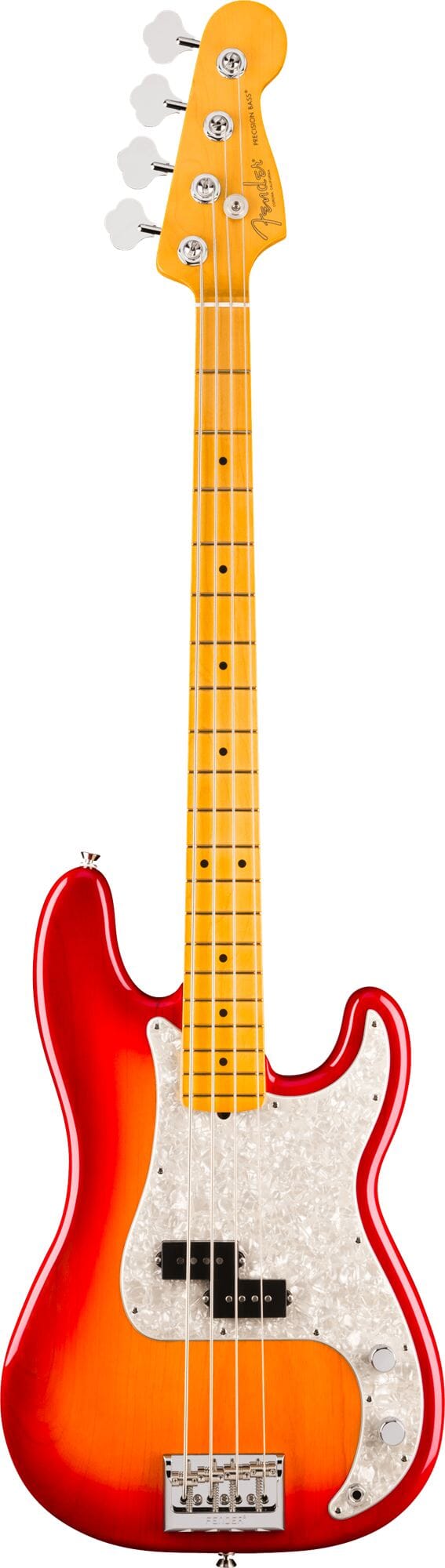 Fender American Professional Precision Bass®, Maple Fingerboard, Aged Cherry Burst