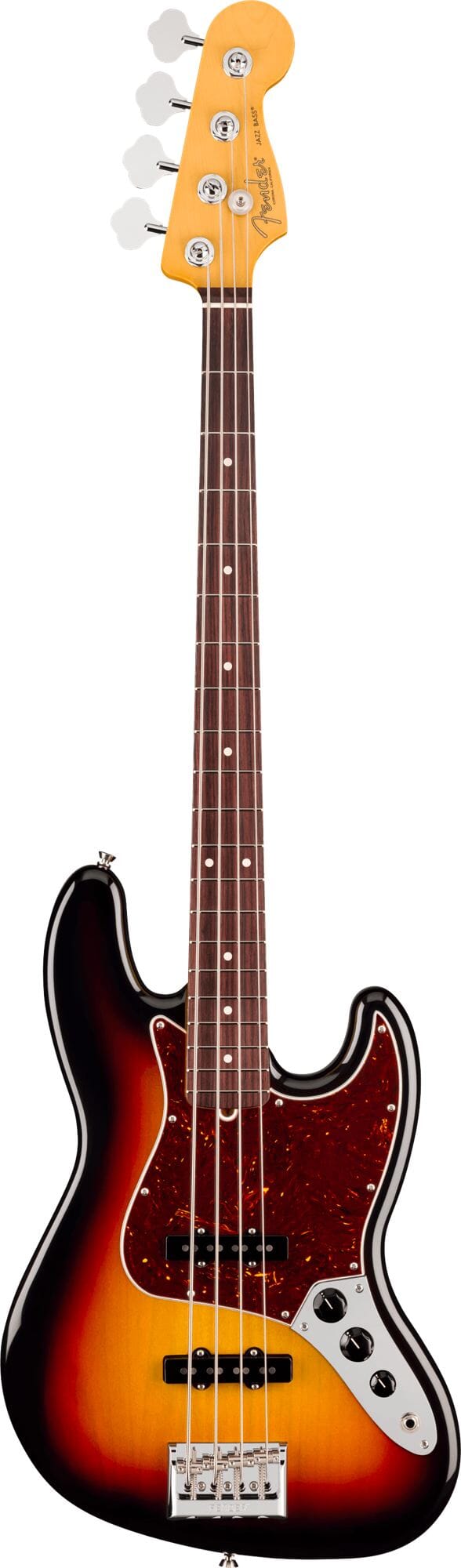 Fender American Professional Jazz Bass®, Rosewood Fingerboard, 3-Color Sunburst