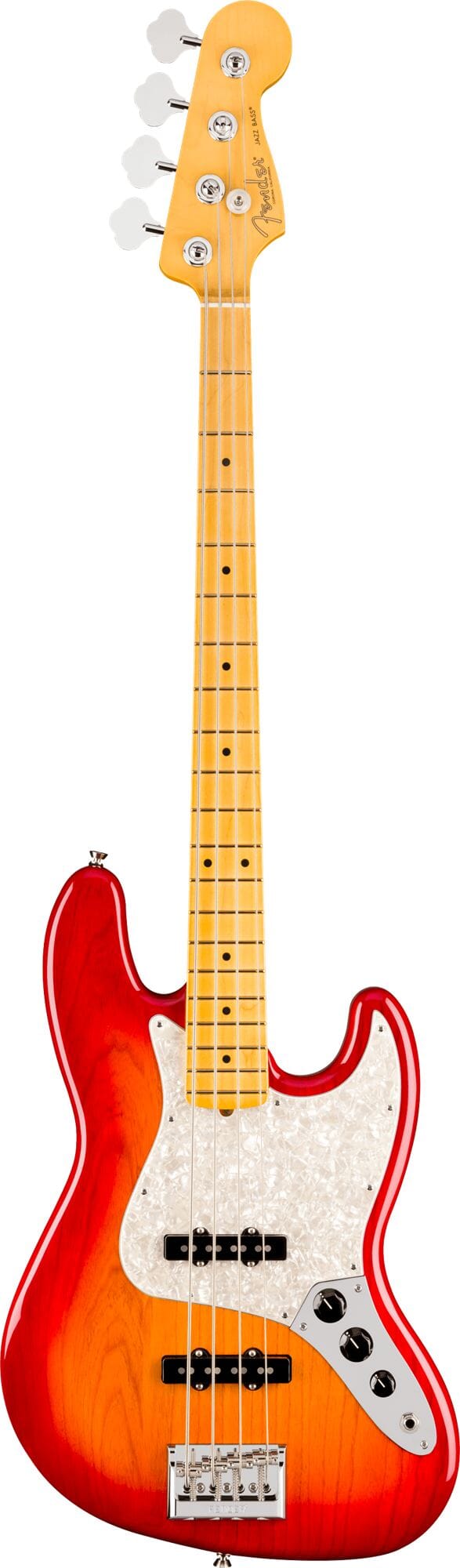 Fender American Professional Jazz Bass®, Maple Fingerboard, Aged Cherry Burst