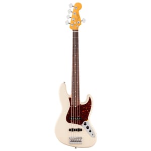 Fender American Professional Jazz Bass® V, Rosewood Fingerboard, Olympic White