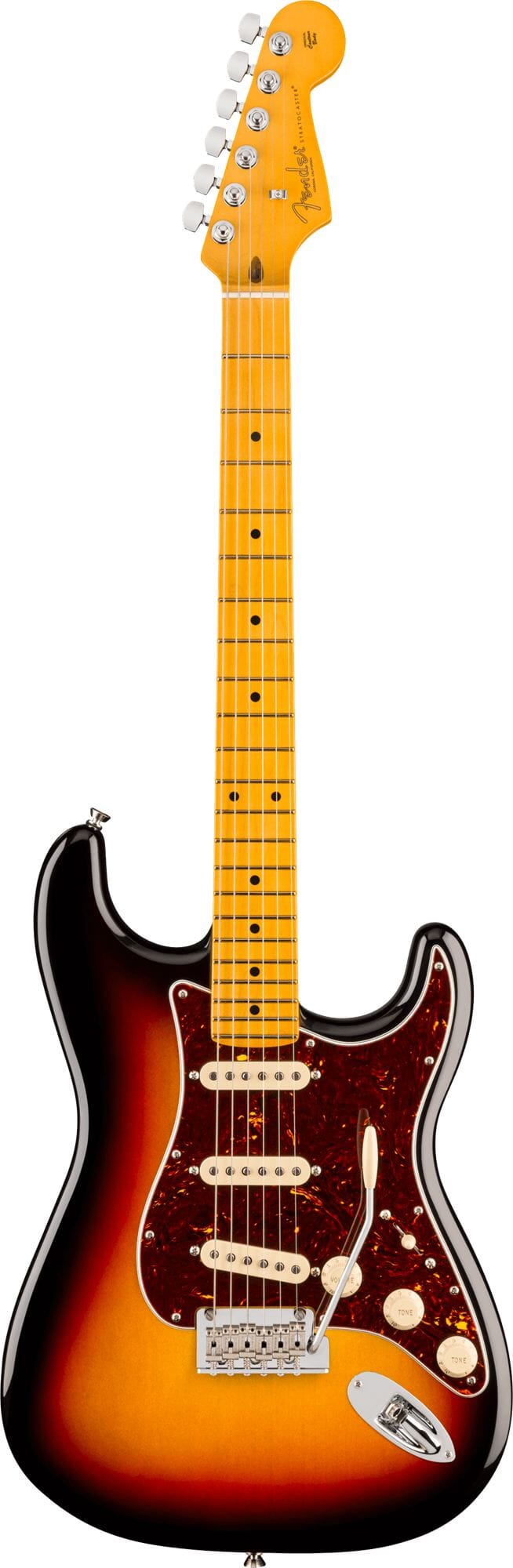 Fender American Professional Stratocaster®, Maple Fingerboard, 3-Color Sunburst