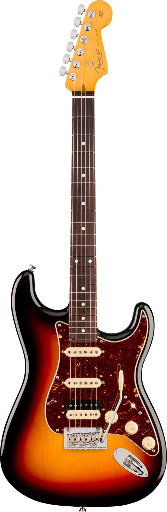 Fender American Professional Stratocaster® HSS, Rosewood Fingerboard, 3-Color Sunburst
