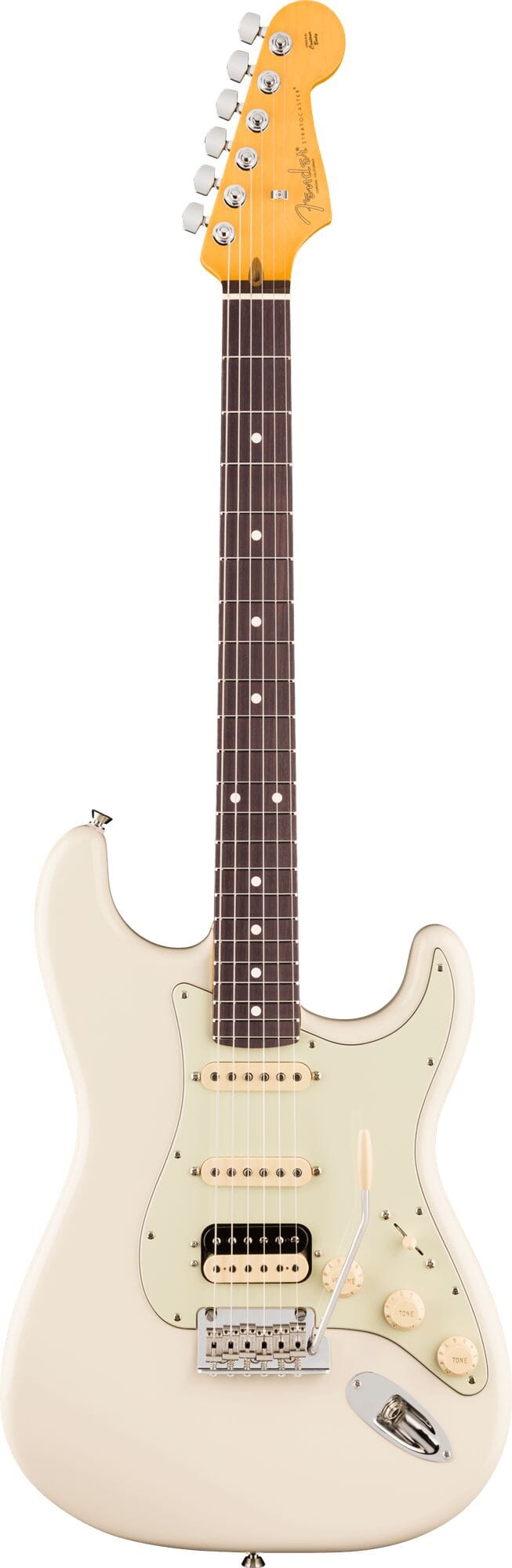 Fender American Professional Stratocaster® HSS, Rosewood Fingerboard, Olympic White