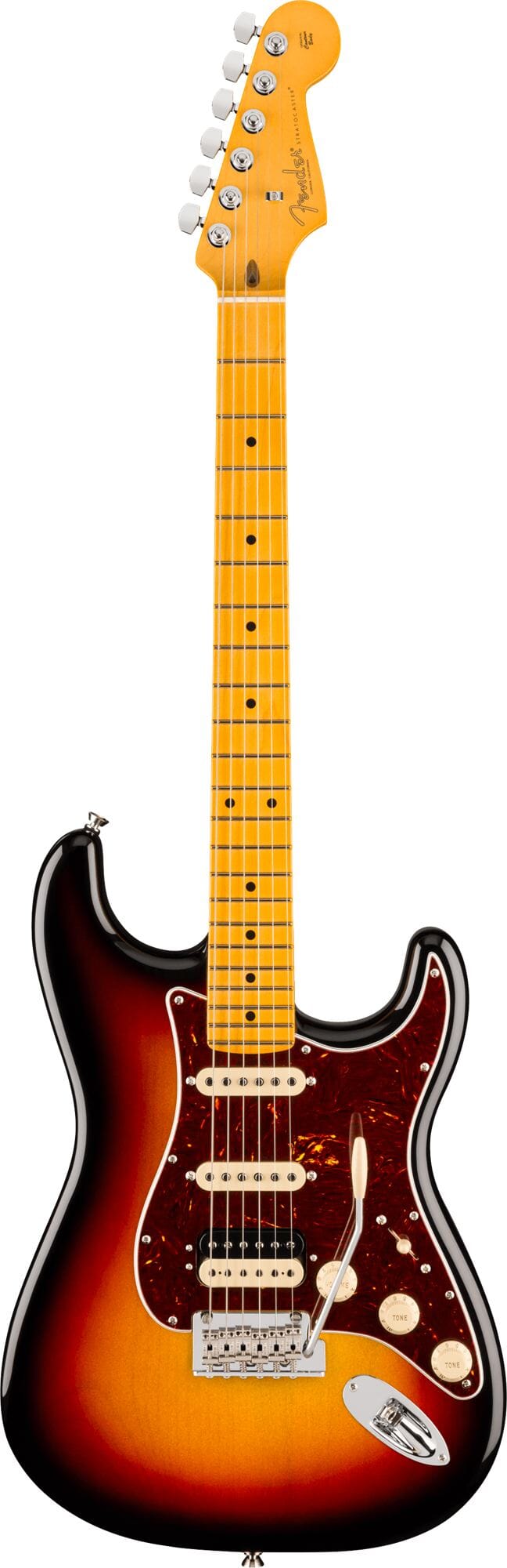 Fender American Professional Stratocaster® HSS, Maple Fingerboard, 3-Color Sunburst