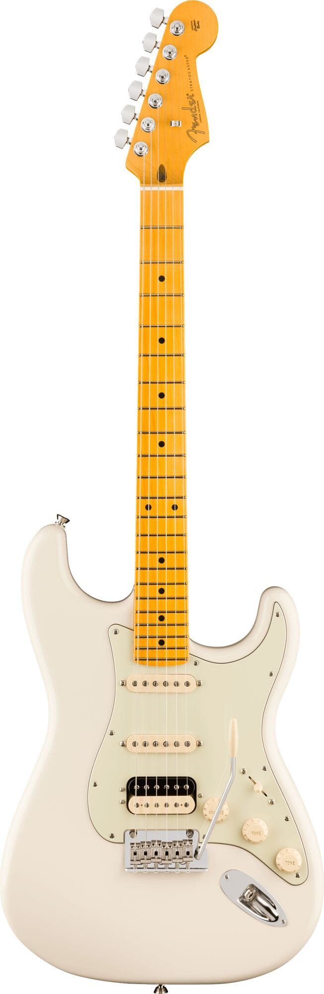 Fender American Professional Stratocaster® HSS, Maple Fingerboard, Olympic White