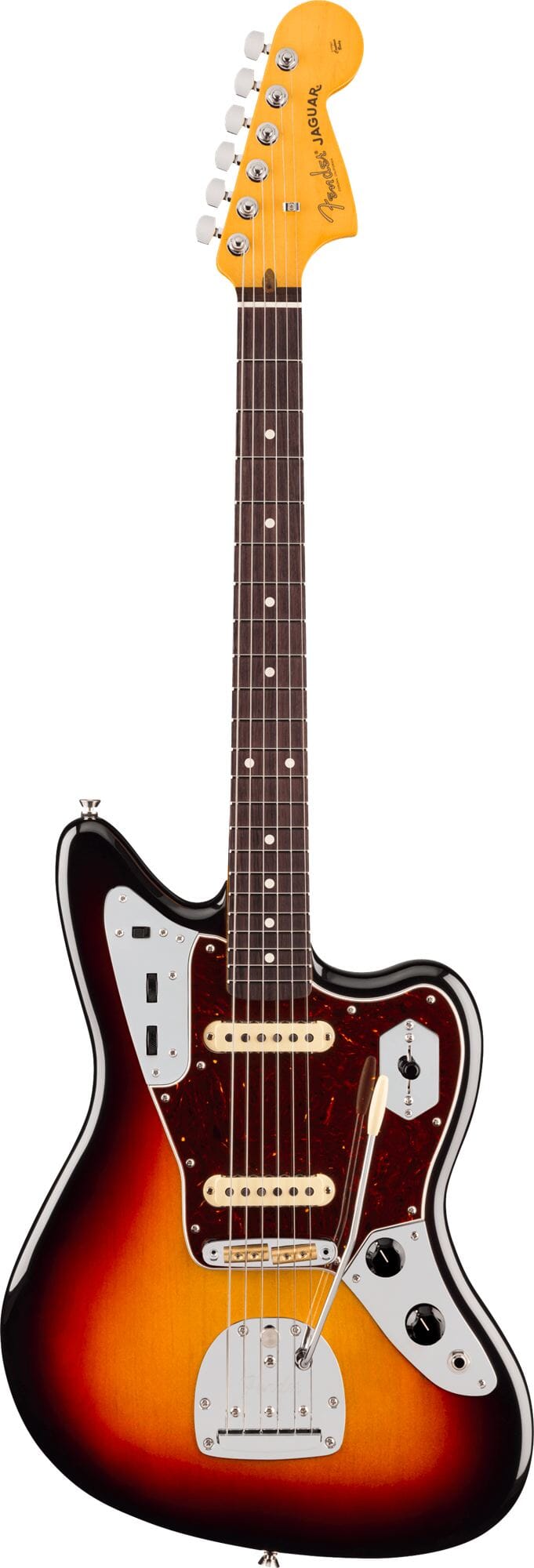 Fender American Professional Jaguar®, Rosewood Fingerboard, 3-Color Sunburst