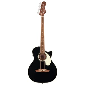 Fender California Deluxe Kingman™ Bass CE, Ivory Pickguard, Black