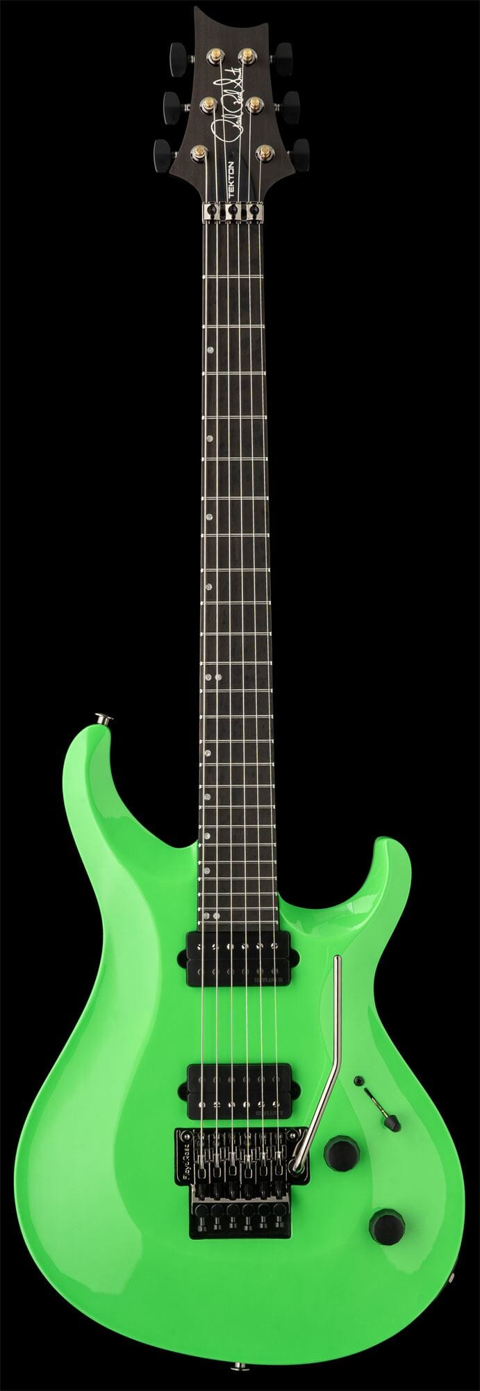 PRS Tekton Floyd - Neon Green (black satin neck)